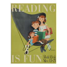 poster da Semana do Livro Infantil de 1953