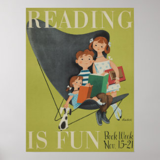 poster da Semana do Livro Infantil de 1953