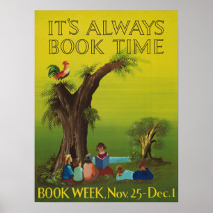 Poster da Semana do Livro Infantil de 1956