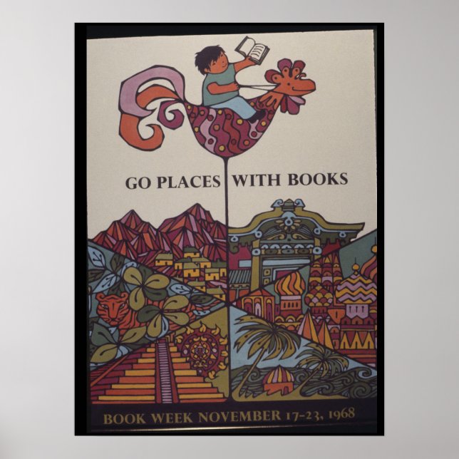 poster da Semana do Livro Infantil de 1968 (Frente)