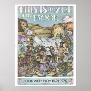 poster da Semana do Livro Infantil de 1970