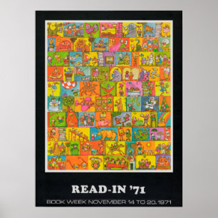 poster da Semana do Livro Infantil de 1971