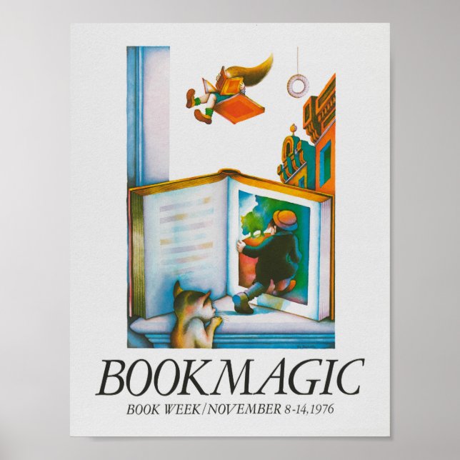 poster da Semana do Livro Infantil de 1976 (Frente)