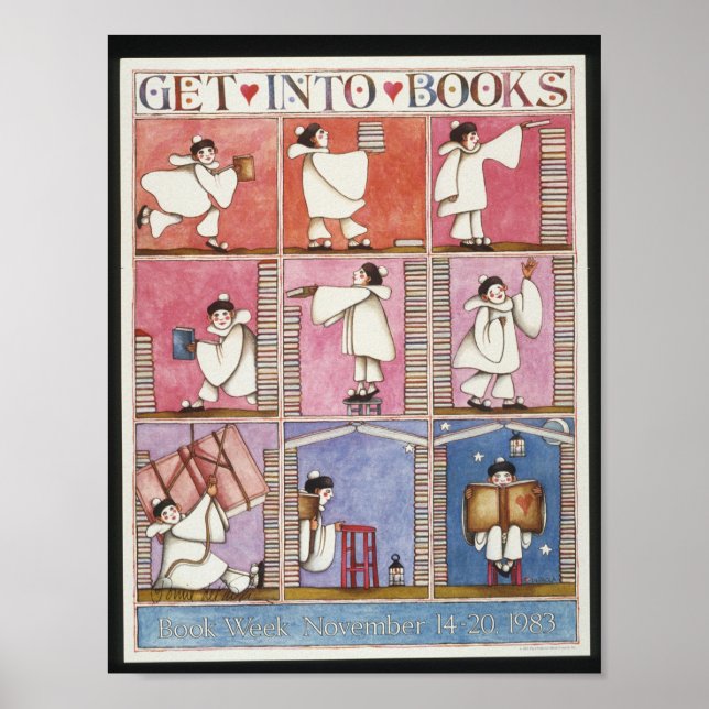 poster da Semana do Livro Infantil de 1983 (Frente)