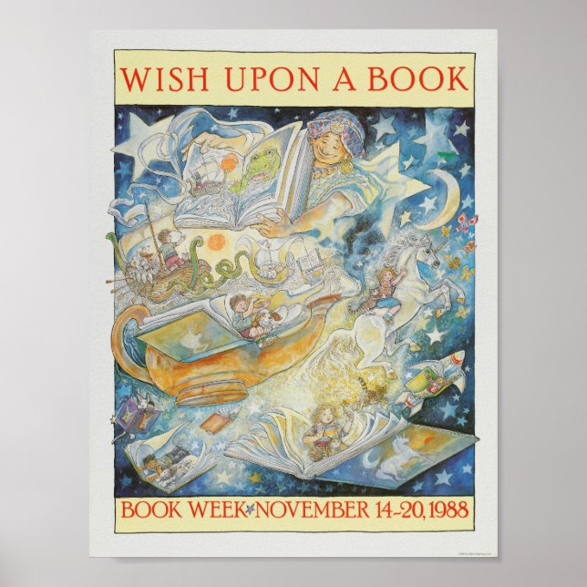 poster da Semana do Livro Infantil de 1988 (Frente)