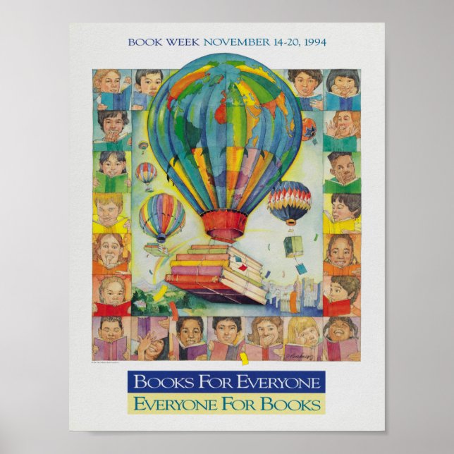 poster da Semana do Livro Infantil de 1994 (Frente)