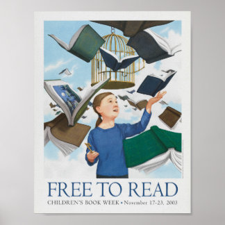 poster da Semana do Livro Infantil de 2003