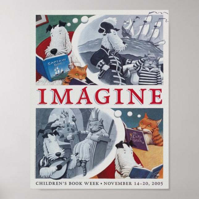 poster da Semana do Livro Infantil de 2005 (Frente)