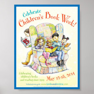 poster da Semana do Livro Infantil de 2014