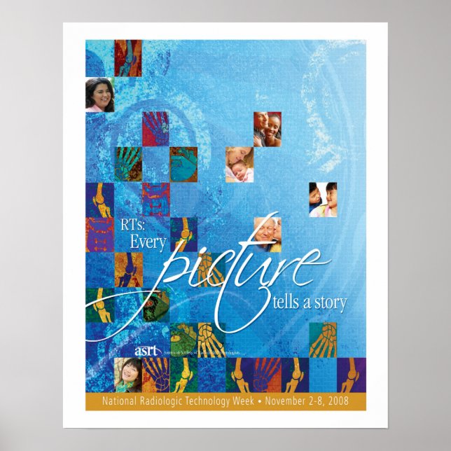 Poster da Semana Nacional de Tecnologia Radiológic (Frente)