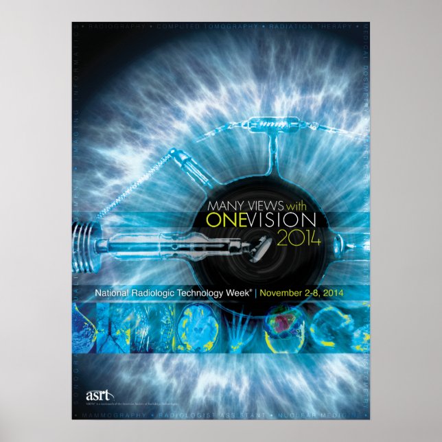 Poster da Semana Nacional de Tecnologia Radiológic (Frente)