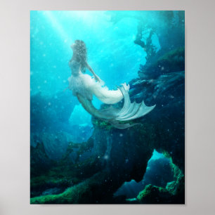 Poster da sereia de Fiona do Aqua