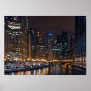 Poster da skyline de Chicago