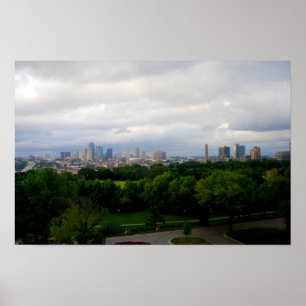 Poster da skyline de Kansas City