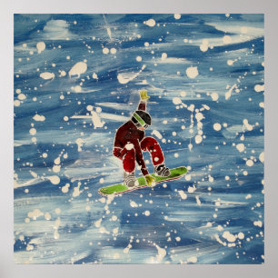 Poster da snowboarding