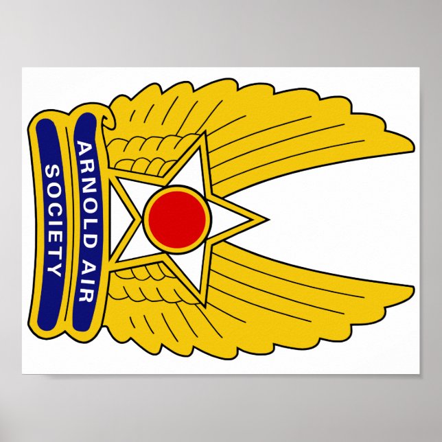 Poster da Sociedade Aérea Oficial Arnold (11" x 8, (Frente)