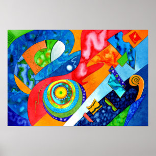 Pôster Da "sulco guitarra" por R.A.Brown©