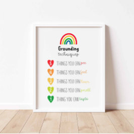 Poster da técnica de Grounização Colorida