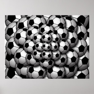 Poster da temporada do futebol