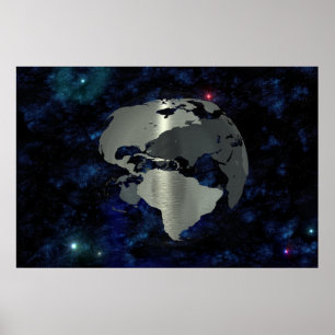 Poster da terra do metal