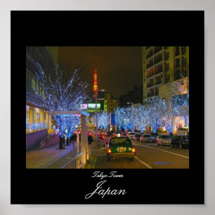 Poster da Torre de Tóquio no Japão