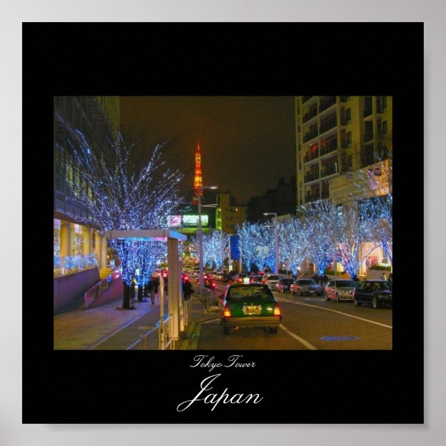 Poster da Torre de Tóquio no Japão (Frente)