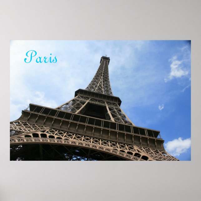 Poster da torre Eiffel (Frente)