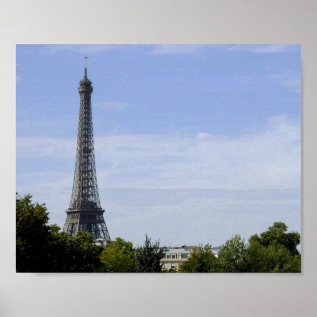 Poster da Torre Eiffel (Frente)