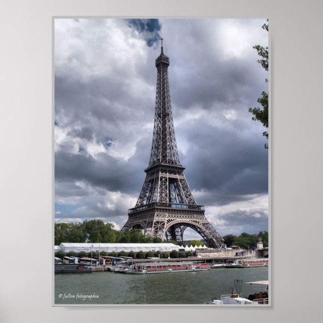 Poster da Torre Eiffel (Frente)