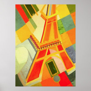 Poster da torre Eiffel de Robert Delaunay