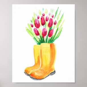 Poster da tulipa do primavera