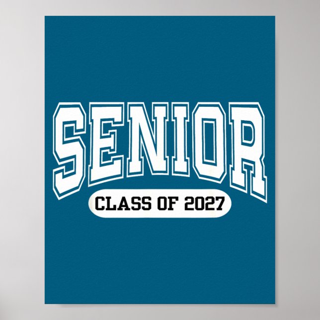 Poster Da Turma de 2027 Formatura Senior Costas (Frente)