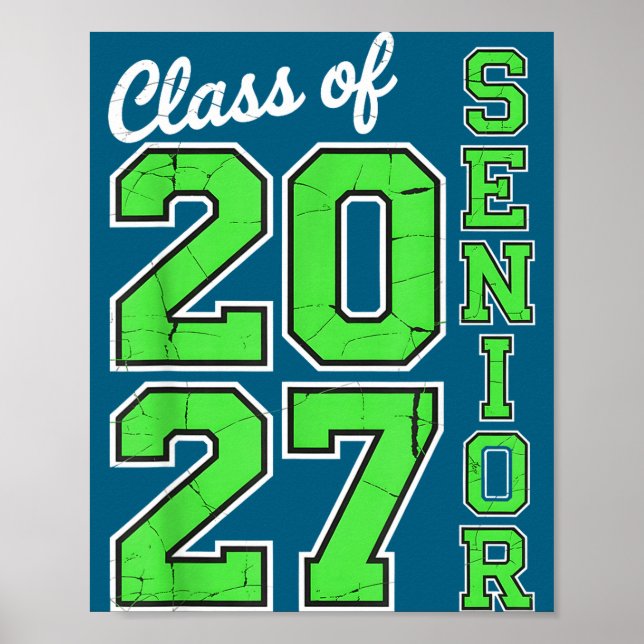 Poster Da turma de 2027 Senior 27 High (Frente)