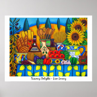 Poster da Tuscany Delights por Lisa Lorenz