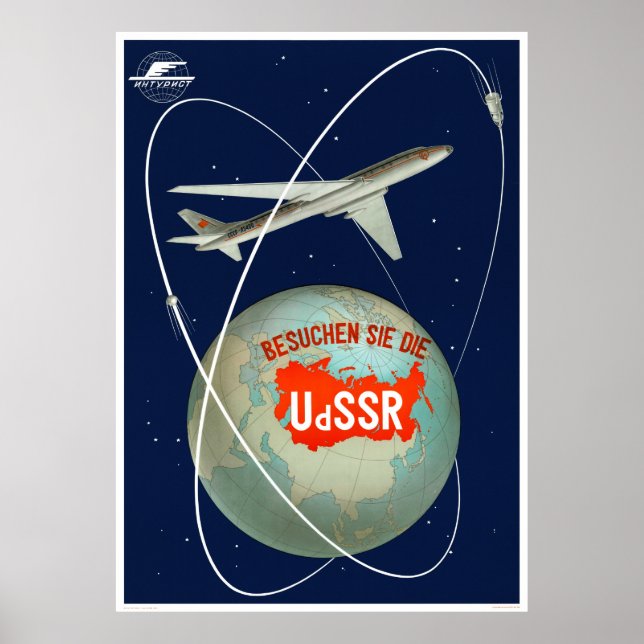 POSTER da União Soviética USSR Restaurada (Frente)