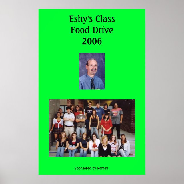 Poster da unidade comida (Frente)