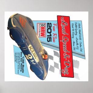 Poster da velocidade & do arrasto da terra de HRW