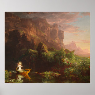 Poster da Viagem da Infância, Thomas Cole