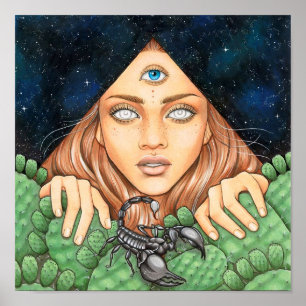 Poster da viagem do deserto