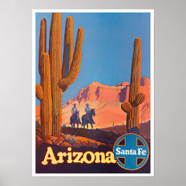 poster da viagens vintage arizona