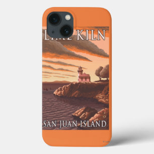 Poster da Viagens vintage do farol de limão morto