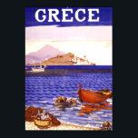 Poster da Viagens vintage grécia<br><div class="desc">Poster da Viagens vintage grécia</div>