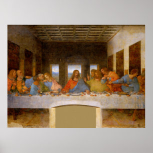 Poster Da Vinci Último Clássico de Arte Bela-Sucedente