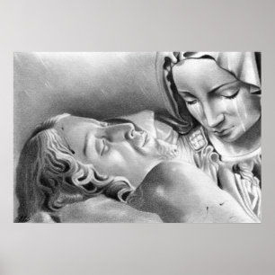 Poster da Virgem Maria do Jesus Cristo