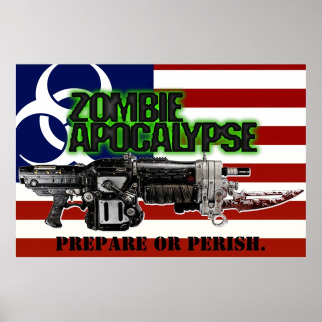 Poster da Zombie Apocalypse America (Frente)