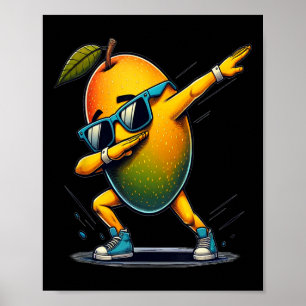 Poster Dab Dance Mango Funny Dancing Dabbing Fruta