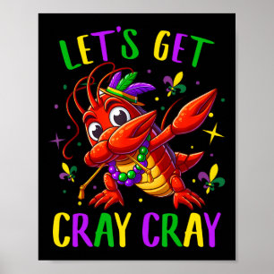 Poster Dabbing Crawfish Costume Kids Toddler Boys Mar