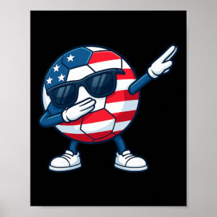 Poster Dabbing Futebol Americano Ll Meninos Homens Mulher