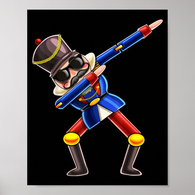 Poster Dabbing Nutcracker Christmas Costume Nutcracker Gi (Frente)