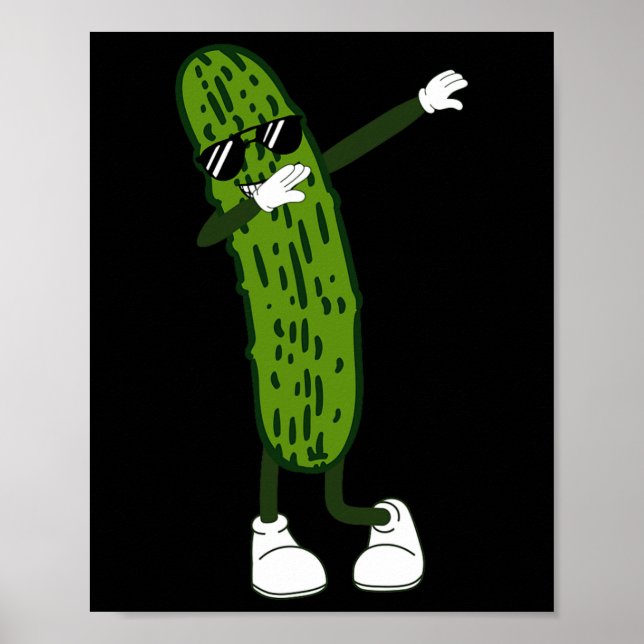 Poster Dabbing Pickle Dancing Cucumbads E Relishe (Frente)